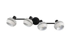 Trio Lighting spottivalaisin Isla 4-os E14 lämmin harmaa/mat