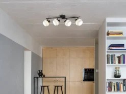 Trio Lighting spottivalaisin Isla 4-os E14 lämmin harmaa/mat