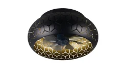 Trio Lighting tuuletinkattovalaisin Bidar 3xE27 mattamusta/k