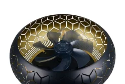 Trio Lighting tuuletinkattovalaisin Bidar 3xE27 mattamusta/k