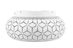 Outlet Trio Lighting tuuletinkattovalaisin Bidar 3xE27 mattavalkoin