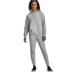 Outlet Under Armour housut Rival fleece joggers w 1379438 012 Pitch gray