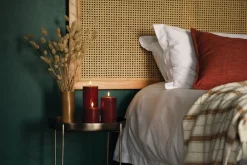 Discount Uyuni LED pöytäkynttilä 7,8x15 cm carmine red rustiikki