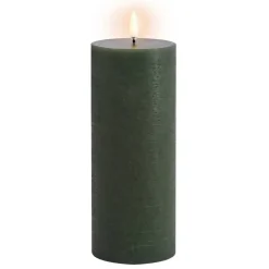 Online Uyuni LED-kynttilä 7,8x20,3 cm Olive green Rustic