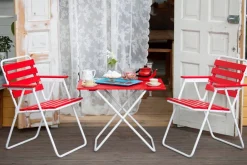 Varax Pöytä Retro 401 punavalkoinen