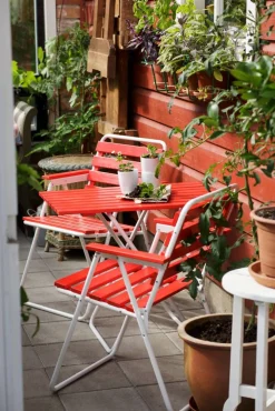 Varax Pöytä Retro 401 punavalkoinen