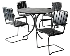 Suvisaari pöytä pyöreä musta*Varax Best