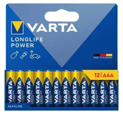 Outlet Varta paristo Longlife Power AAA 12 kpl