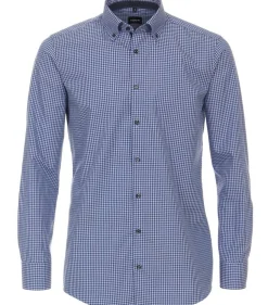 New Venti paita 123942400 Modern fit 100 tummansininen