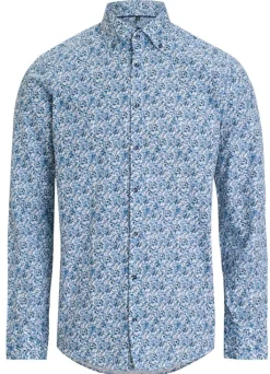 New Venti paita 226110320 Modern fit 100 Blue