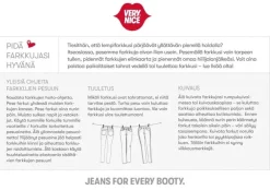 Hot Very Nice farkut Anisa VAALEANSININEN 62