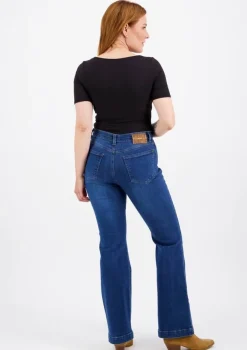 Sale Very Nice farkut Caramel Flare Sininen 66