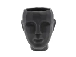 Vern ruukku 22,5 cm sementti musta*Villa Collection Outlet