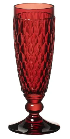 Boston Coloured Samppanjalasi 0,145l punainen*Villeroy&Boch New