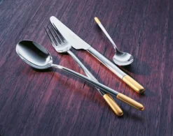 New Villeroy&Boch Ella Partially Gold Plated Aterinsetti 24-os.