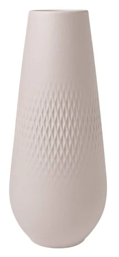 Manufacture Collier vaasi 11,5x11,5x26 cm 1,57 L carre beige*Villeroy&Boch Outlet