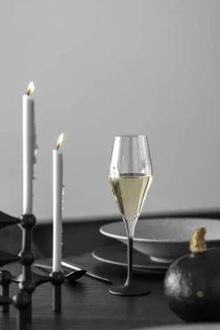 Clearance Villeroy&Boch Manufacture Rock samppanjalasi 0,26l 4-os.