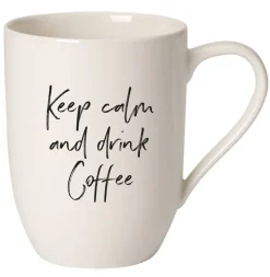 Statement muki 0,34l Keep calm and drink Coffee*Villeroy&Boch