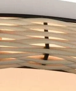 Sale Virvatuli plafondi Rosa 1 LED 30 cm rottinki