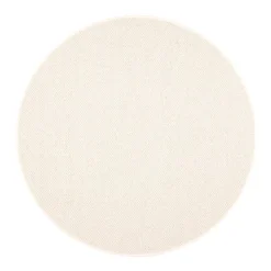 Hehku, 69 valkoinen Ø 240 cm, kantti 1 B*VM-Carpet