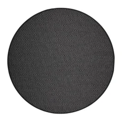 matto Elsa Ø 133 cm musta*VM-Carpet New