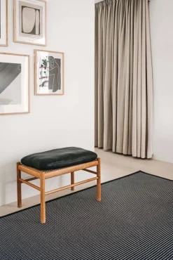 matto Lyyra2 80x250 cm 70 musta*VM-Carpet New