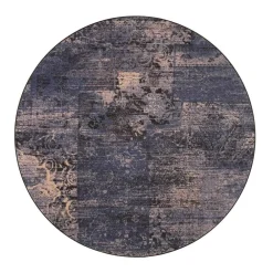 Discount VM-Carpet matto Rustiikki ø 133 cm 79 sinivintage