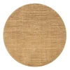 matto Sametti ø 133 cm 246 keltainen*VM-Carpet Best