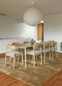 matto Sametti 160x230 cm 246 keltainen*VM-Carpet Hot