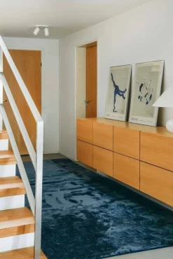 matto Sametti 133x200 cm 304 sininen*VM-Carpet New