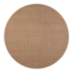 Sisal, 85 taupe, Ø 133 cm, kantti 25 B*VM-Carpet Hot