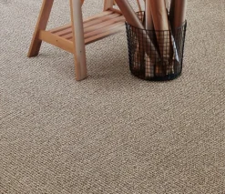 Tweed, 32 vaalea beige, Ø 240 cm, kantti 6283*VM-Carpet New