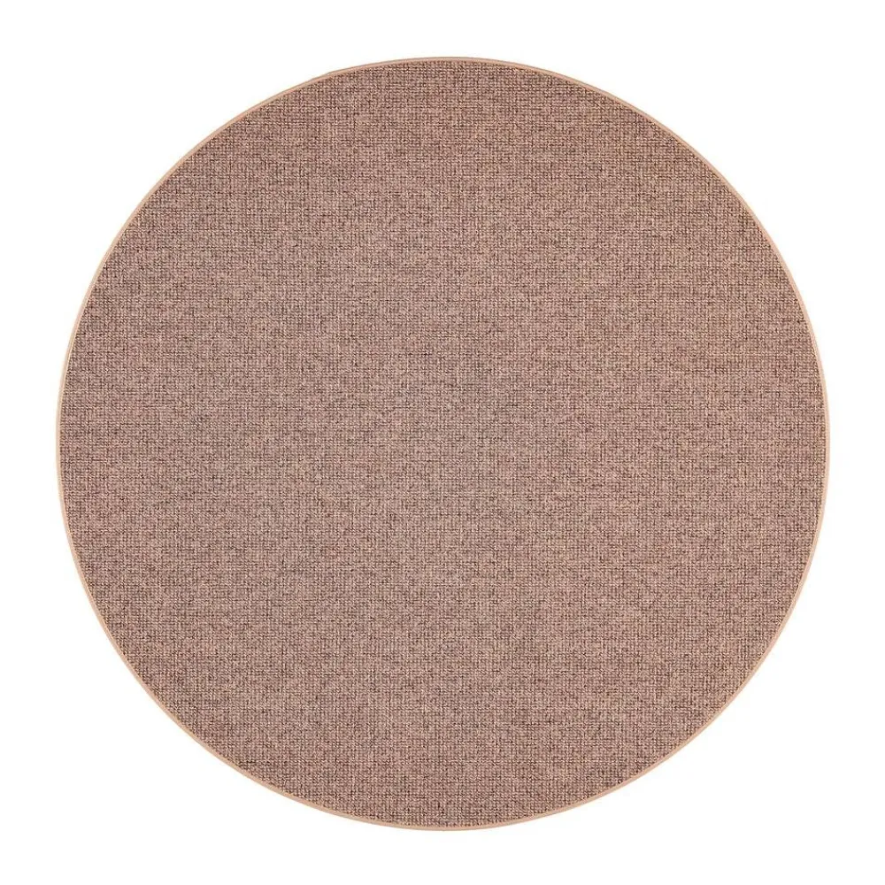 VM-Carpet Tweed, 42 vaaleanruskea, Ø 133 cm, kantti 5978