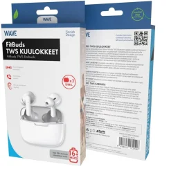 nappikuulokkeet FitBuds TWS Bluetooth valkoinen*Wave Sale