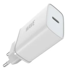 New Wave verkkolaturi pikalataava 20 W Type-C latauspäällä valkoinen