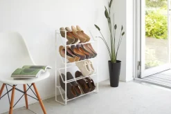 Outlet Yamazaki kenkäteline Frame 4 tasoa valkoinen