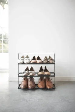 New Yamazaki Kenkäteline Tower 3 hyllyä musta