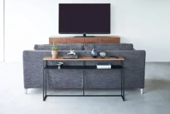 Outlet Yamazaki konsolipöytä Tower hyllyllä musta