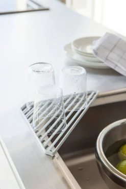 Outlet Yamazaki kuivausritilä Tower valkoinen