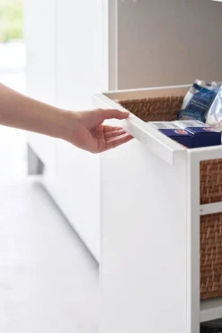 säilytysvaunu Tower 2 tasoa valkoinen*Yamazaki New