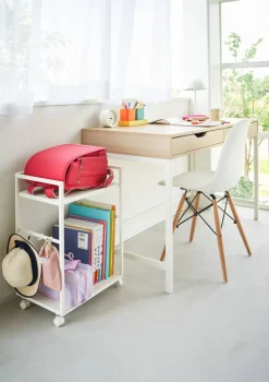 säilytysvaunu Tower 2 tasoa valkoinen*Yamazaki New