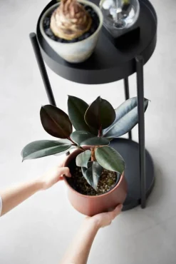 sivupöytä Tower pyörillä musta*Yamazaki Clearance