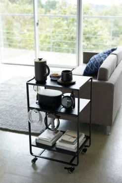 Sale Yamazaki Tower tarjoiluvaunu musta