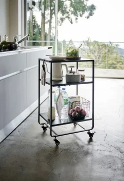 Sale Yamazaki Tower tarjoiluvaunu musta