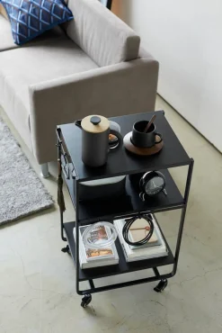 Sale Yamazaki Tower tarjoiluvaunu musta