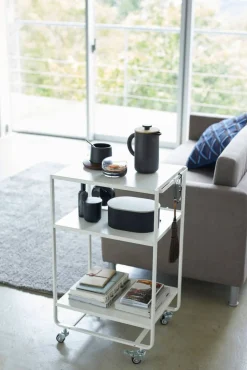 Tower tarjoiluvaunu valkoinen*Yamazaki Discount