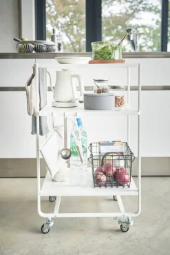 Tower tarjoiluvaunu valkoinen*Yamazaki Discount