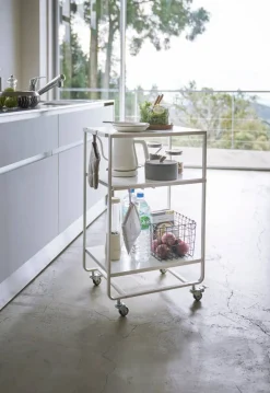 Tower tarjoiluvaunu valkoinen*Yamazaki Discount